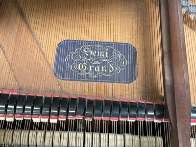 Lot 1227 - 19th century Broadwood Boudoir grand piano in rosewood case