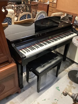 Lot 1238 - Gear4music GDP1000L digital piano, 141cm wide