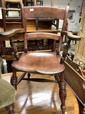 Lot 1353 - Essex elbow chair and Old Charm style elbow chair