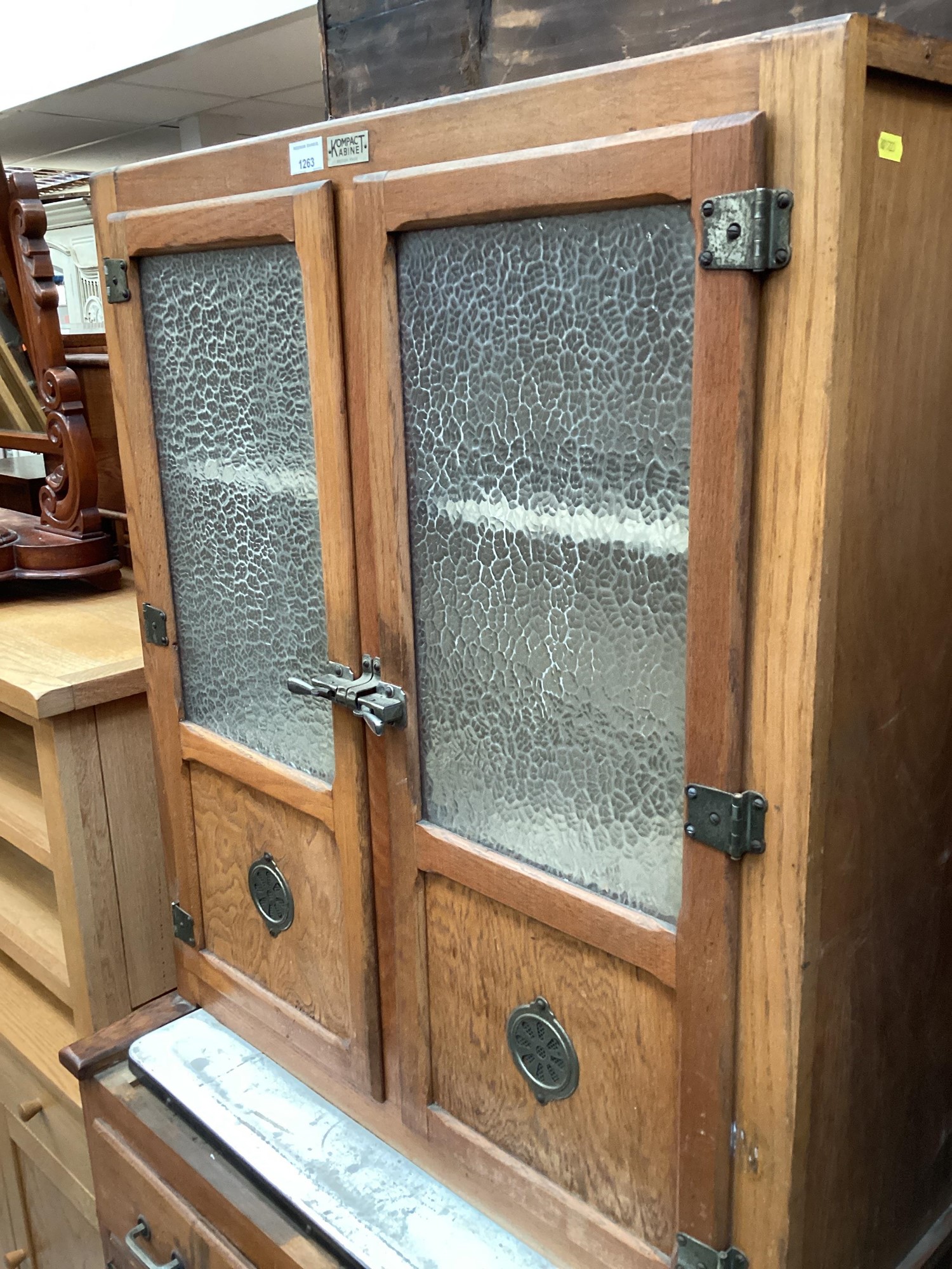 Lot 1263 - Vintage kitchen larder by Kompact Kabinet