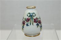 Lot 2117 - Moorcroft MacIntyre enamel vase with floral...