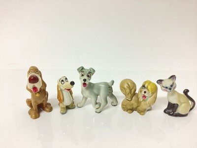 Lot 1218 - Collection of Wade Disney figures