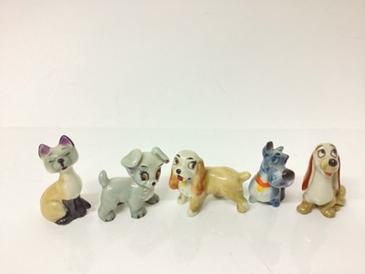 Lot 1218 - Collection of Wade Disney figures