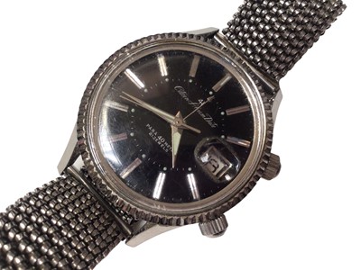 Lot 26 - Gentlemen's Citizen Alarm Date stainless steel wristwatch