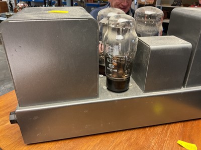 Lot 2271 - Pair of Quad II valve power amplifiers, together with Quad 22 pre amp (working)