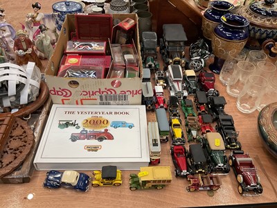 Lot 532 - Group of motorcycle models, Matchbox Models of Yesteryear and other model vehicles.