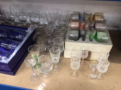 Lot 74 - Group of glassware, including Royal Albert crystal glasses