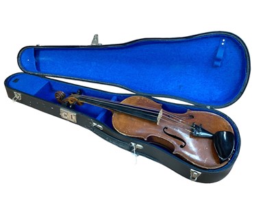 Lot 2232 - Cased violin