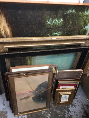 Lot 86 - Mixed group of pictures and frames