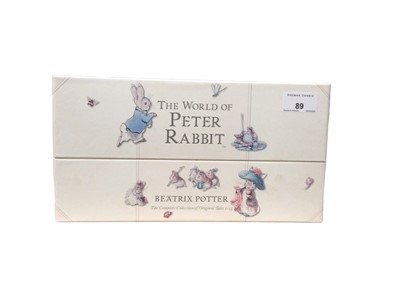 Lot 89 - The World of Peter Rabbit by Beatrix Pottery - boxed set of books