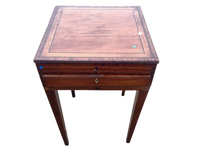 Lot 1226 - Regency square work table