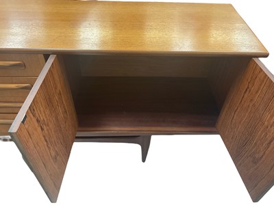 Lot 1319 - 1960s G-Plan teak Long John sideboard