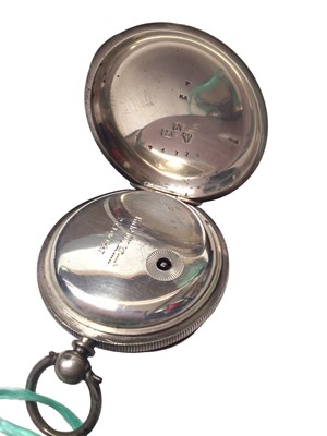 Lot 64 - Victorian silver cased key wind pocket watch by Robert Roskell, London