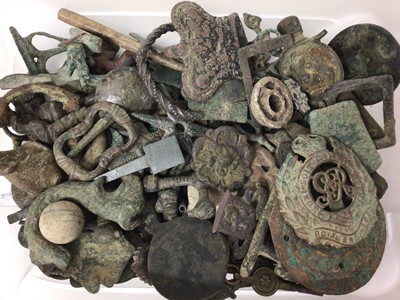Lot 783 - Collection of metal detecting finds, Roman and later