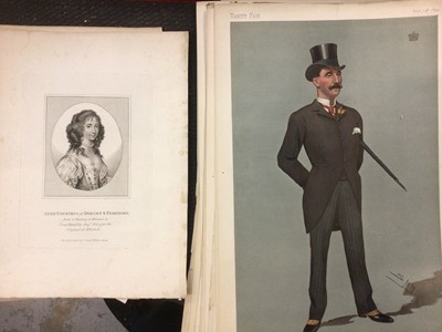 Lot 806 - Collection of Spy prints and other antique engravings