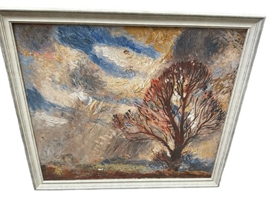 Lot 205 - Robert Alexander oil on board together with a Jean Alexander watercolour still life