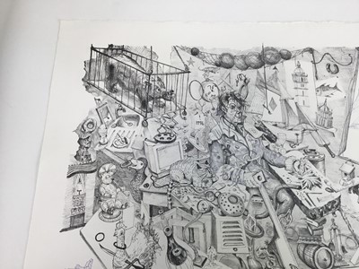 Lot 30 - Chris Orr (b.1943) lithograph - 1796 and all that, pencil signed, dated and titled, proof aside of the edition of 100