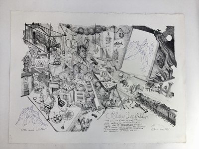 Lot 30 - Chris Orr (b.1943) lithograph - 1796 and all that, pencil signed, dated and titled, proof aside of the edition of 100