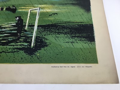 Lot 35 - School prints, pair -  Topolski 'This England', and James Boswell 'The Winning Side'