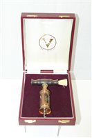 Lot 3680 - The Vulcan no. 403 brass corkscrew in fitted case