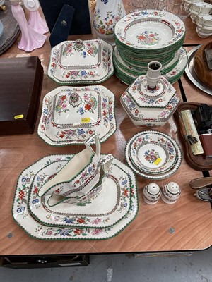 Lot 439 - Collection of Copeland Spode 'Chinese Rose' pattern dinnerware