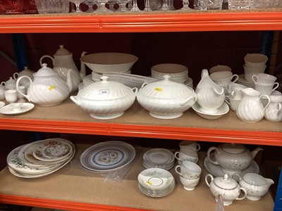 Lot 639 - Wedgwood white dinner/ breakfast service , Wedgwood tea service and decorative china