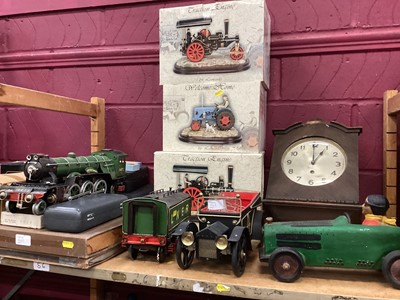 Lot 649 - Lots model cars and planes, tinplate train and sundries