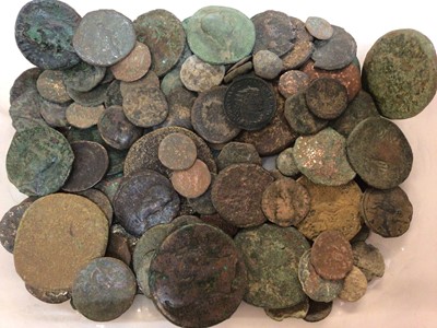 Lot 442 - Ancients - Mixed Roman AE coins, Medieval Jettons & other issues (Qty)