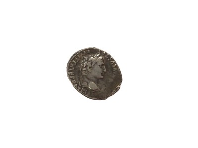 Lot 444 - Roman - Silver Denarius Augustus, Mint of Lugdunum 2 BC - AD 4 Rev: Gaius & Lucius Caesars standing facing etc. GF-AVF (1 coin)