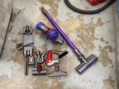 Lot 503 - Dyson V7 animal extra vacuum cleaner and fittings.