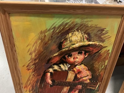 Lot 587 - Barry Leighton-Jones (1932-2011) two oils on panel, Childhood studies, the largest 80 x 50cm, signed, framed