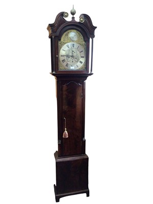 Lot 716 - R. Welsh, Dalkeith, late 18th century 8 day longcase clock