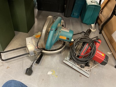 Lot 513 - Makita LS1040 mitre saw and one other (2)