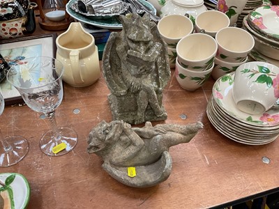 Lot 563 - Two Gargoyles