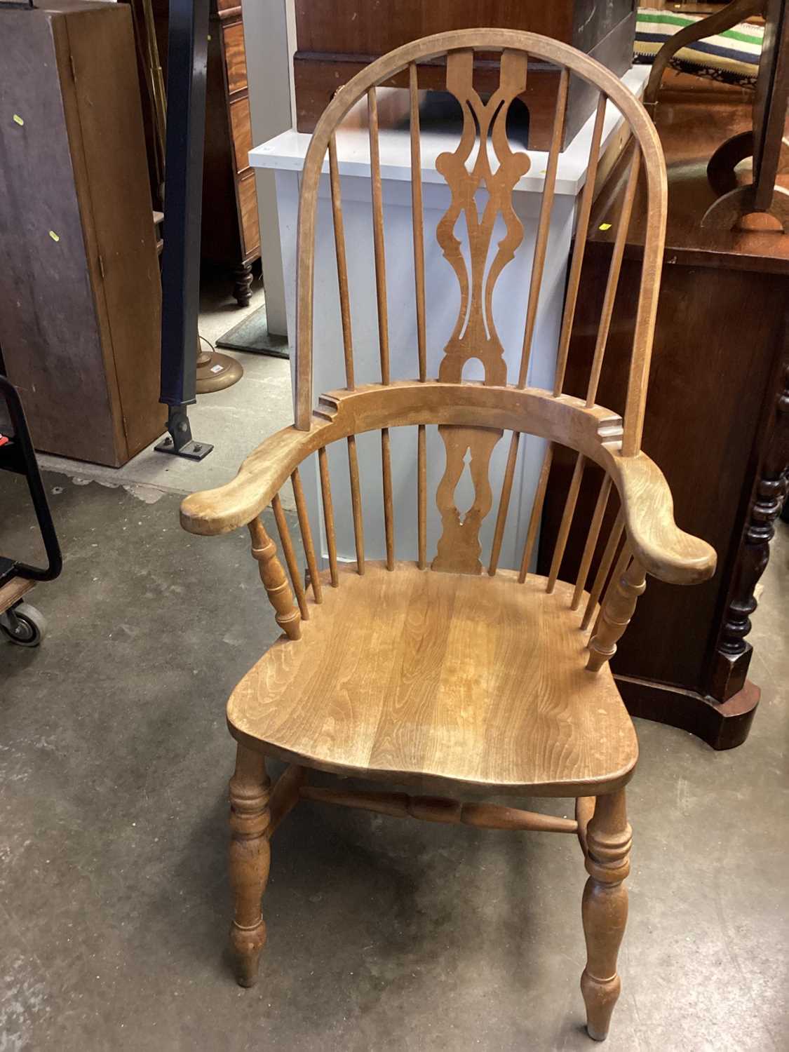 Lot 1510 - Victorian style Windsor chair