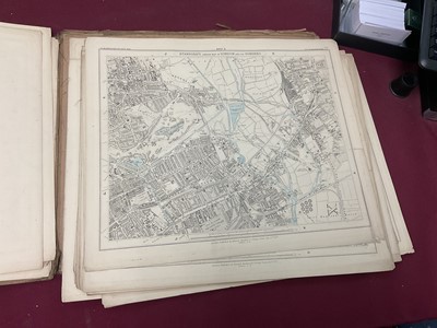 Lot 268 - 19th century library map Stanford's map of London and its Suburbs, and a collection of antiquarian books