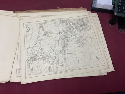 Lot 268 - 19th century library map Stanford's map of London and its Suburbs, and a collection of antiquarian books