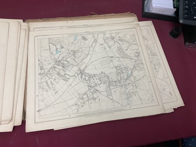 Lot 268 - 19th century library map Stanford's map of London and its Suburbs, and a collection of antiquarian books