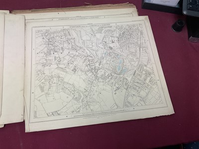 Lot 268 - 19th century library map Stanford's map of London and its Suburbs, and a collection of antiquarian books