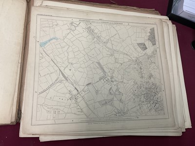 Lot 268 - 19th century library map Stanford's map of London and its Suburbs, and a collection of antiquarian books