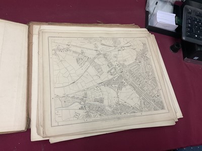 Lot 268 - 19th century library map Stanford's map of London and its Suburbs, and a collection of antiquarian books