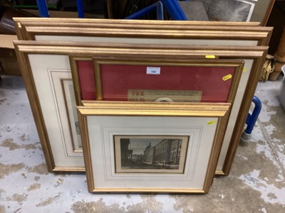 Lot 780 - Group of various pictures and prints in glazed frames