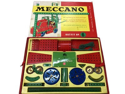 Lot 1942 - Meccano Outfit no. 6 in original box