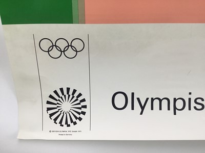 Lot 81 - Tom Wesselmann Olympics Poster Munich 1972 - printed signature, edition Olympia 1972 GmbH 1971, printed in Germany, 101cm x 64cm