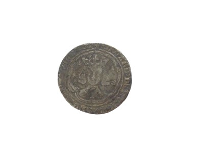 Lot 463 - G.B. - Silver hammered London Groat Edward III Treaty Period m/m cross potent (N.B. Lightly clipped) otherwise VG-GF (Ref: Spink 1616) (1 coin)
