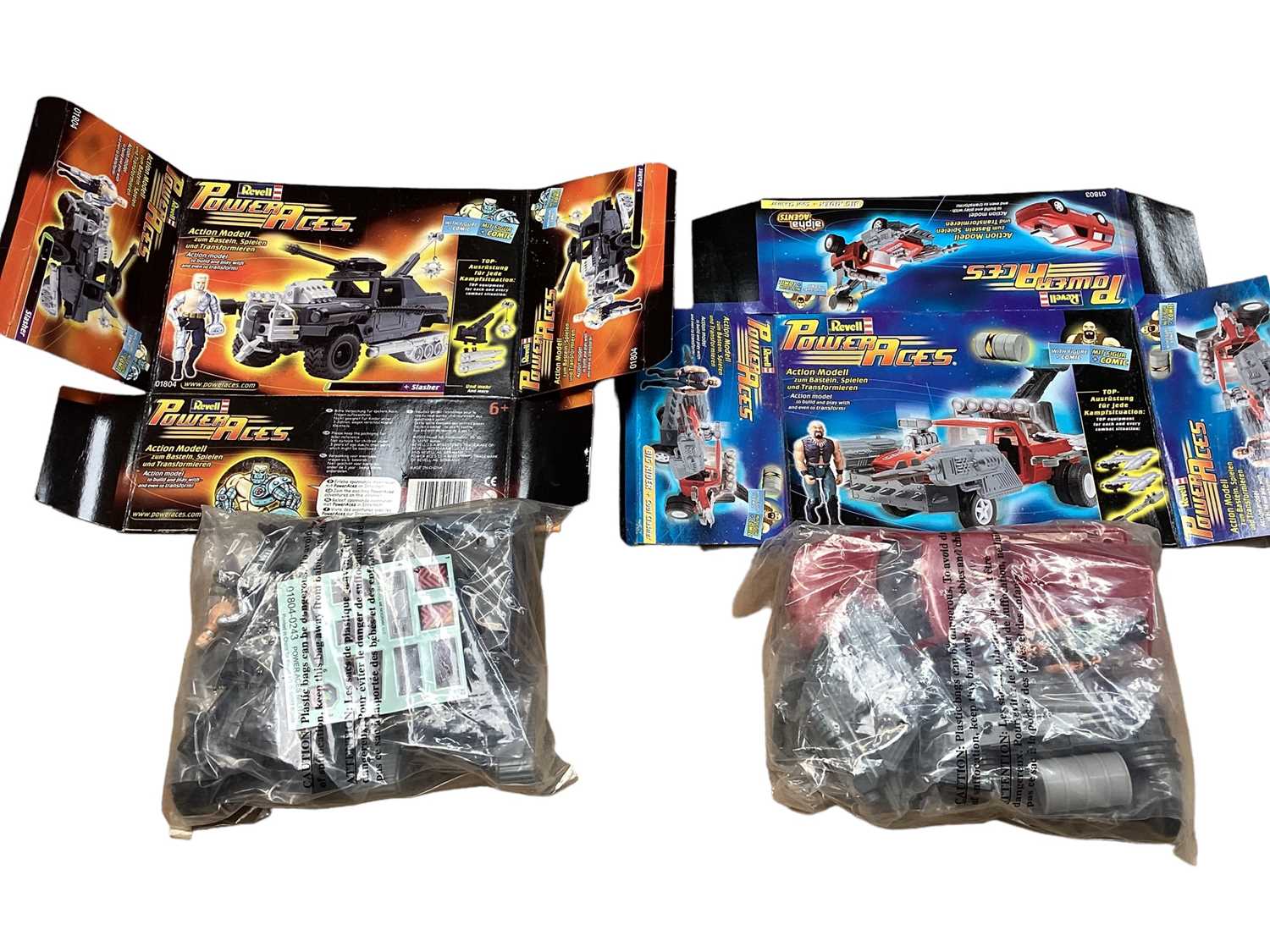 Lot 1878 - Revell Power Aces kits, RoadChamps Flyers WWII Fighters, games and other toys (3 boxes)