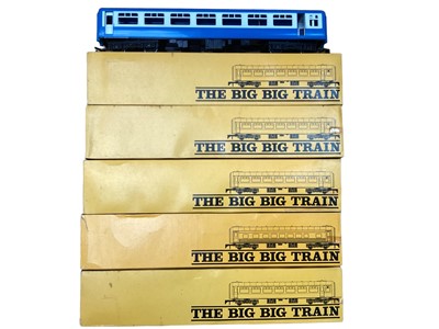 Lot 1882 - Rovex Big Train Coaches & Track, boxed