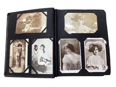 Lot 1443 - Postcards an album of glamour, some risque