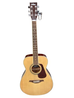 Lot 2215 - Vintage V300 acoustic guitar in case
