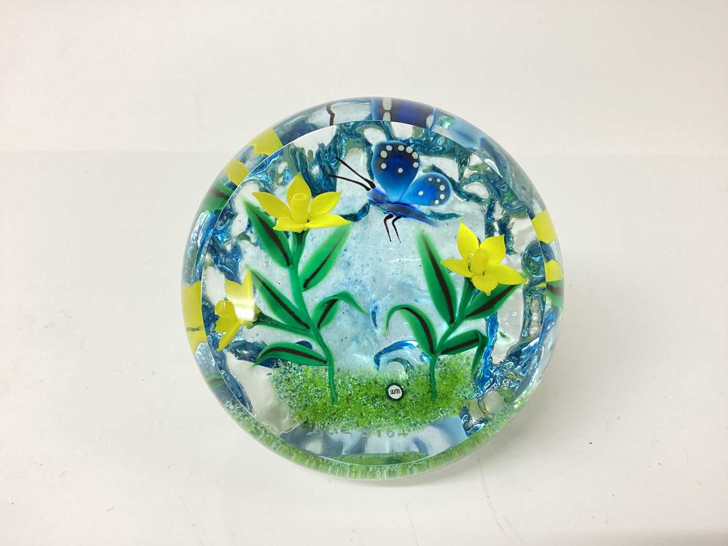 Lot 1249 William Manson Snr glass paperweight,